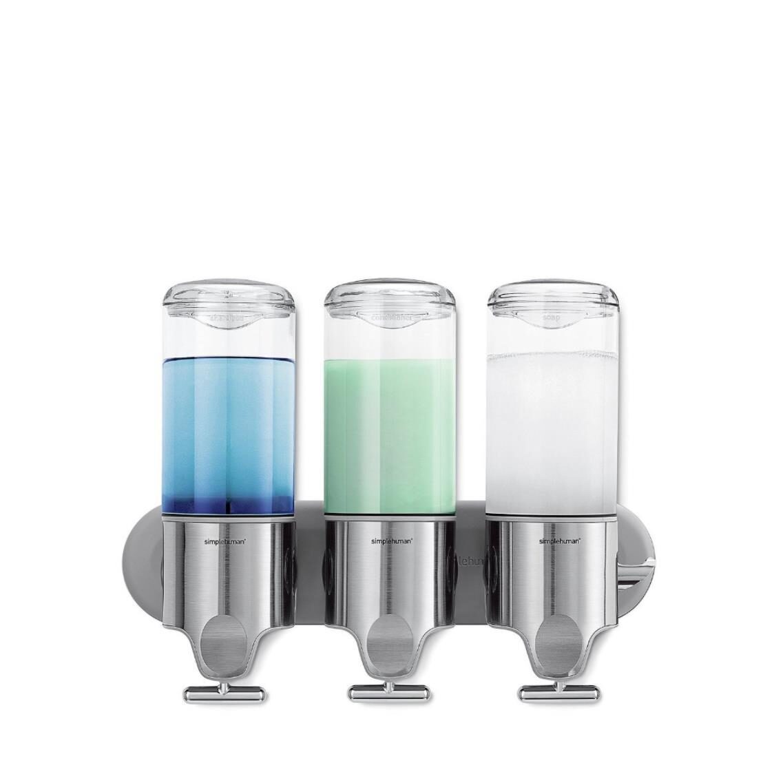 Simplehuman Triple Wall Mount Soap Dispenser - Metro Singapore Departmental Store - Celebrating 69 Years in SG