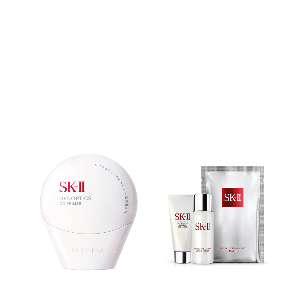 SK-II GenOptics CC Primer Set (worth $161) - Metro Singapore Departmental Store - Celebrating 69 Years in SG