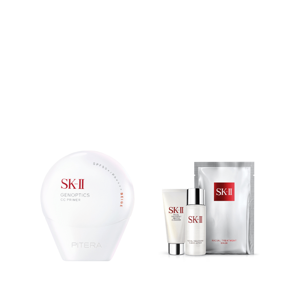SK-II GenOptics CC Primer Set (worth $161) - Metro Singapore Departmental Store - Celebrating 69 Years in SG