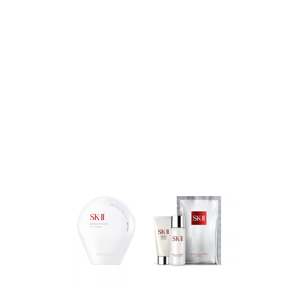 SK-II GenOptics CC Primer Set (Worth 161) - Metro Singapore Departmental Store - Celebrating 69 Years in SG