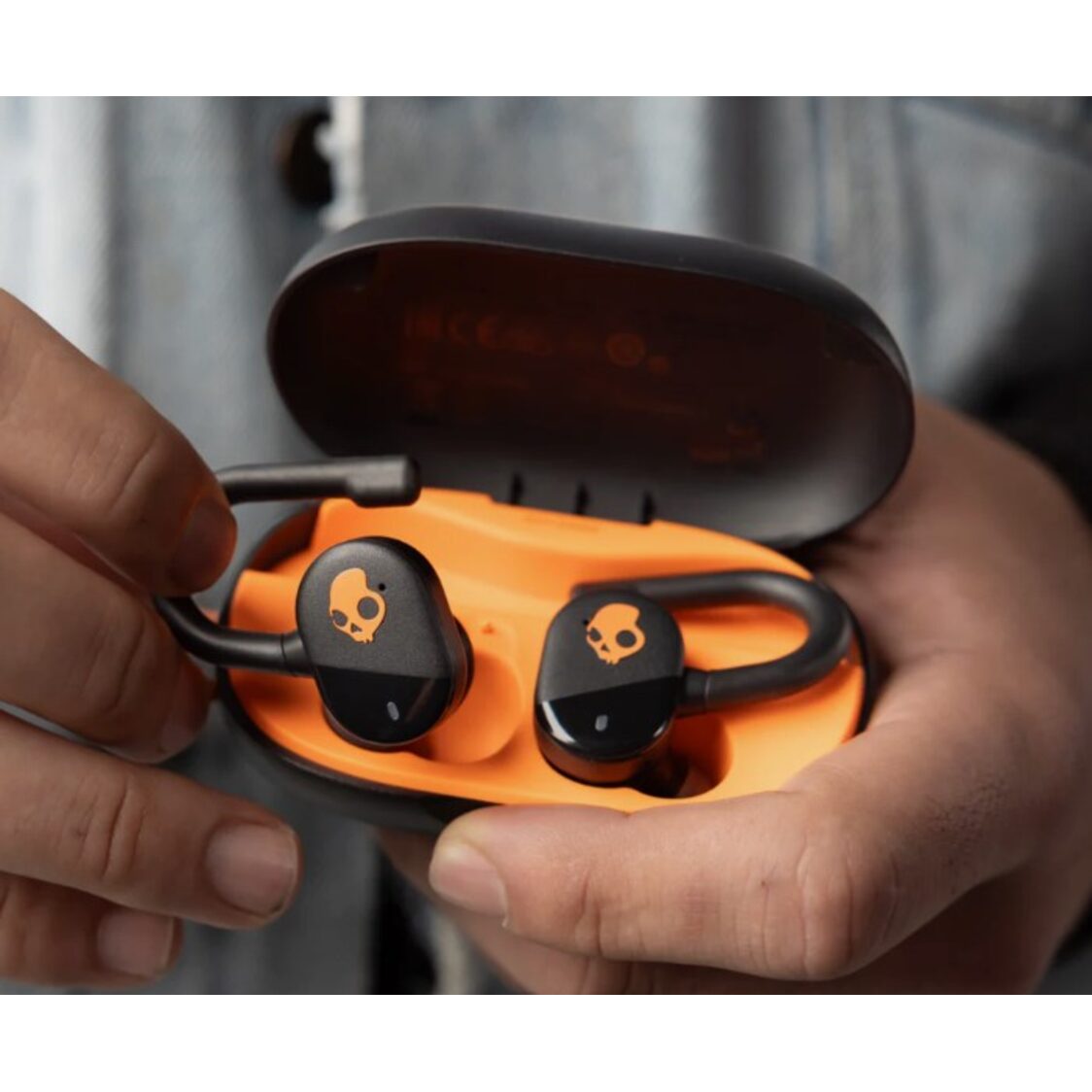 Skullcandy Push Play True Wireless In - Ear - Black/Orange - Metro Singapore Departmental Store - Celebrating 69 Years in SG