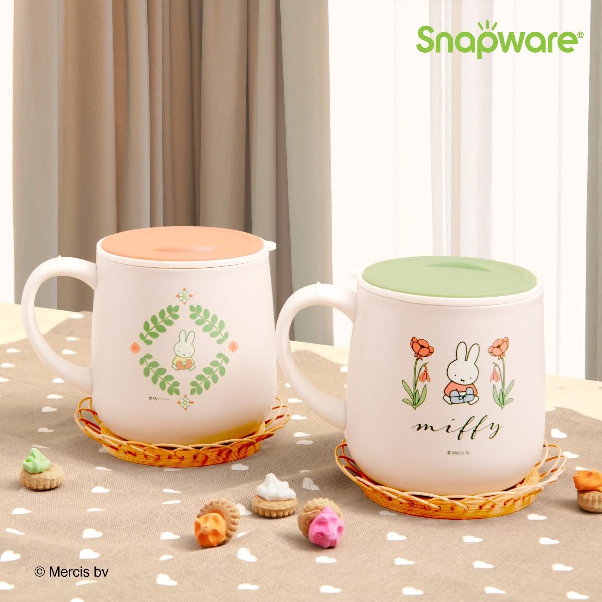 Snapware 360ML Stainless Steel Tumbler - Miffy Floral (Olive) - Metro Singapore Departmental Store - Celebrating 69 Years in SG