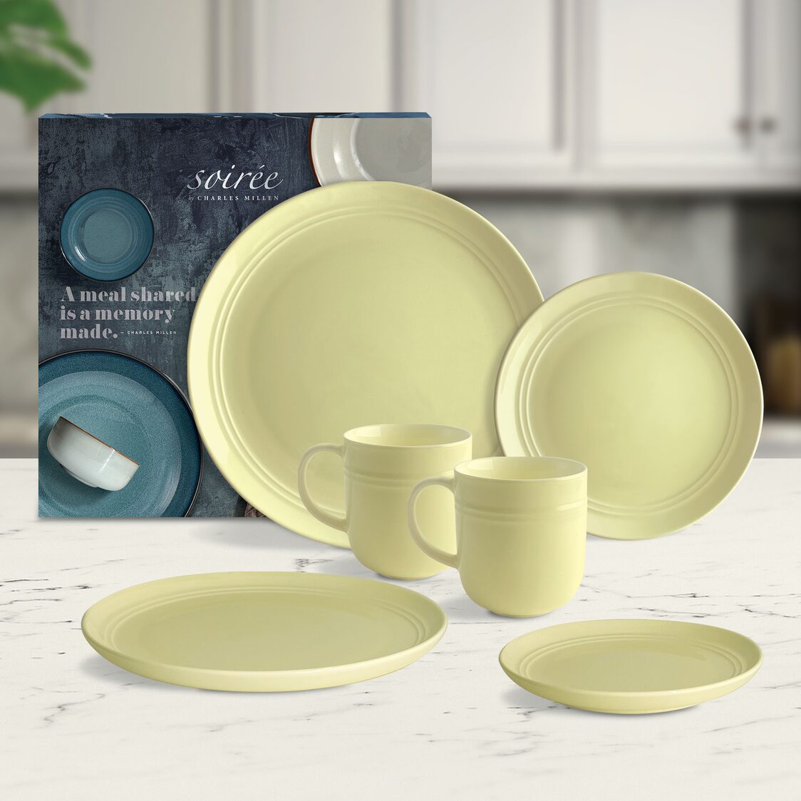 Soirée By Charles Millen 6Pc Dining Set - Lerrin - Metro Singapore Departmental Store - Celebrating 69 Years in SG