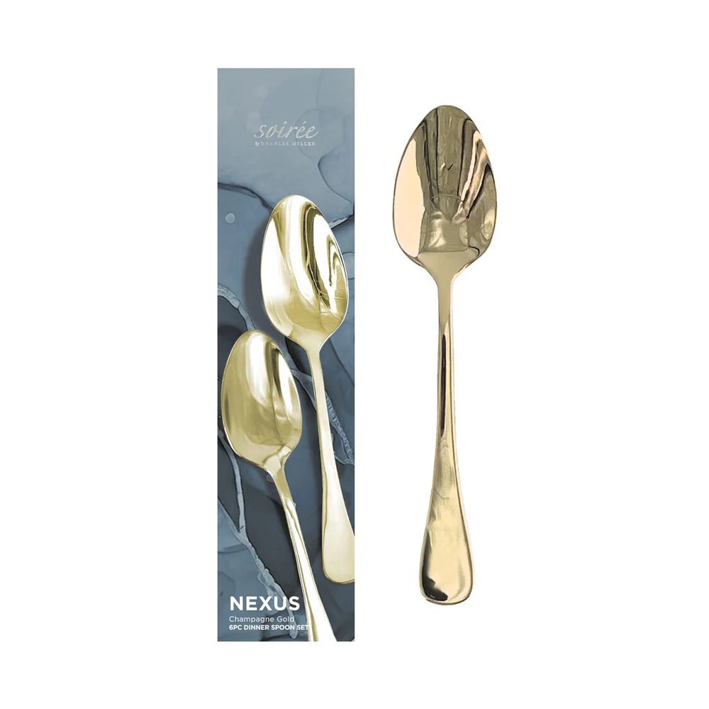 Soirée By Charles Millen Nexus 6Pc Dinner Spoon - Metro Singapore Departmental Store - Celebrating 69 Years in SG