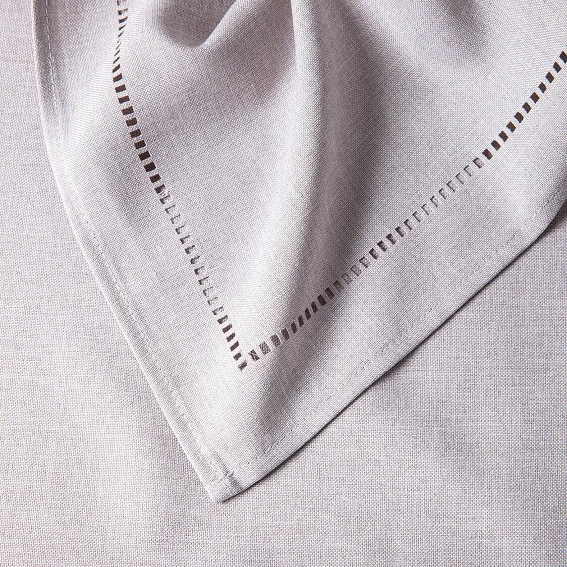 Sonia Tablecloth | Laser cut Cationic - 150 x 230 cm, Grey - Metro Singapore Departmental Store - Celebrating 69 Years in SG