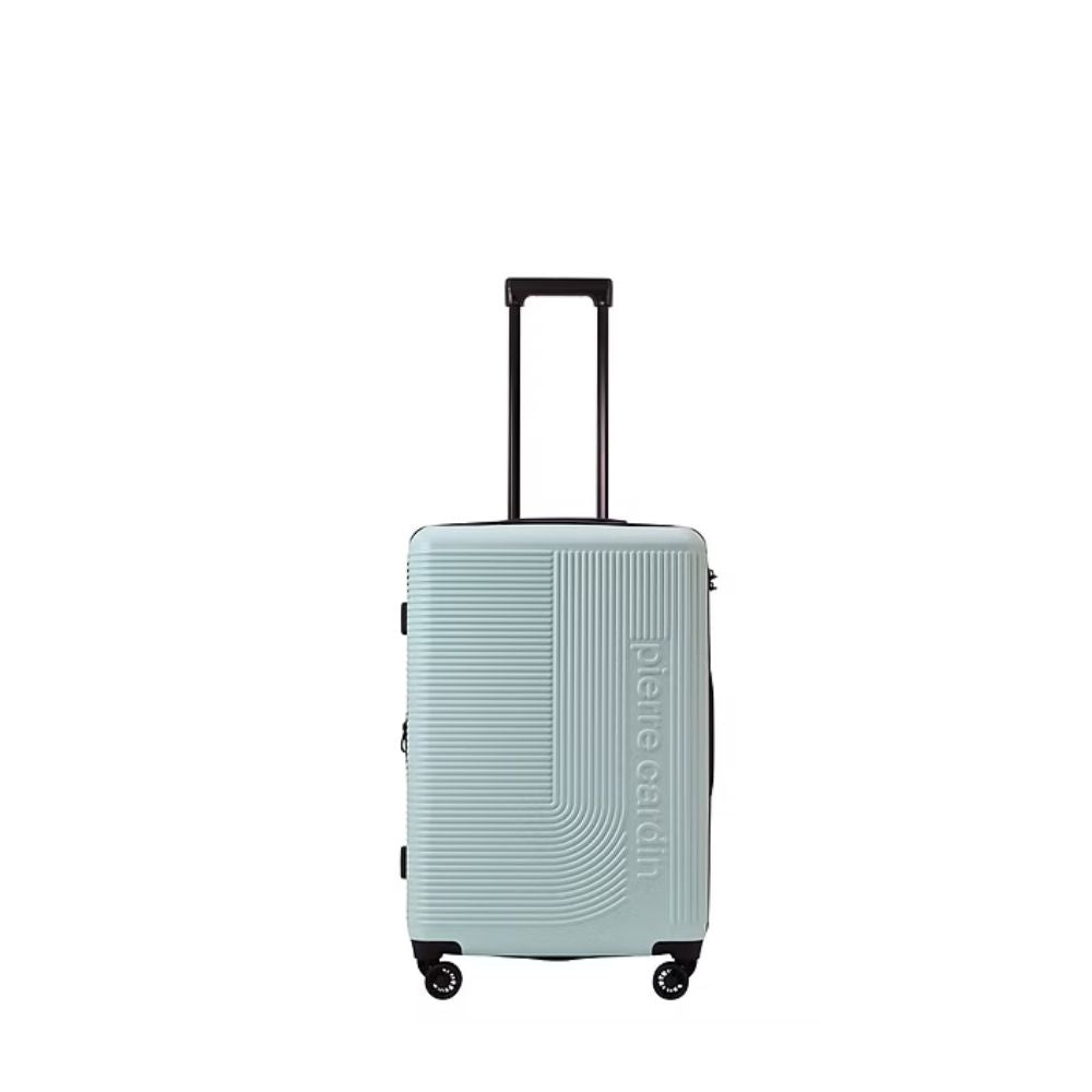 Pierre Cardin Polycarbonate 4 Double Wheels Expandable Trolley Case with TSA Lock and Anti-theft Zipper - Mint Green