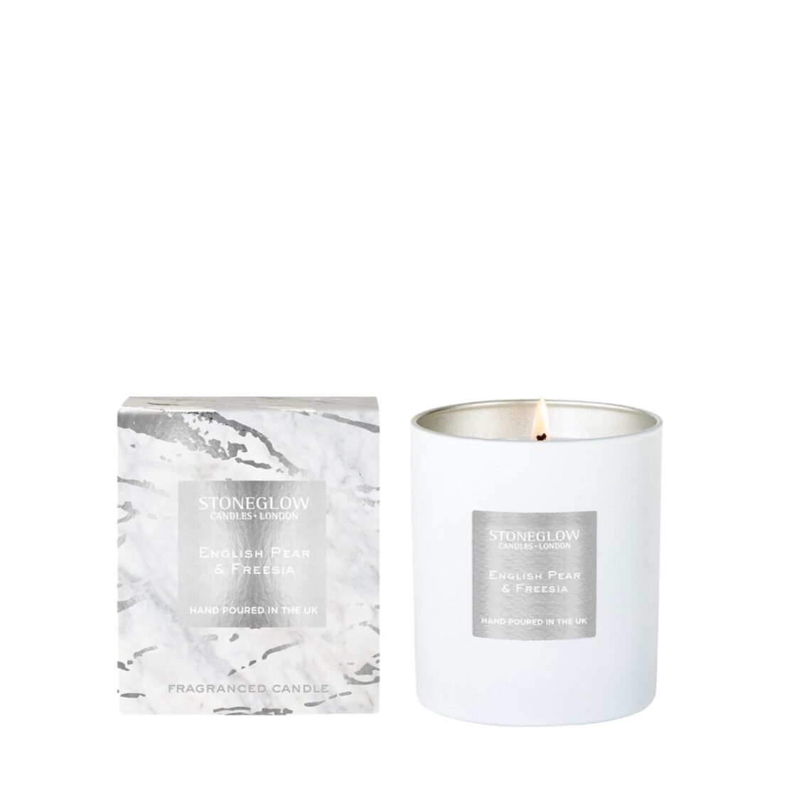 Stoneglow English Pear & Freesia Candle 220g - Metro Singapore Departmental Store - Celebrating 69 Years in SG