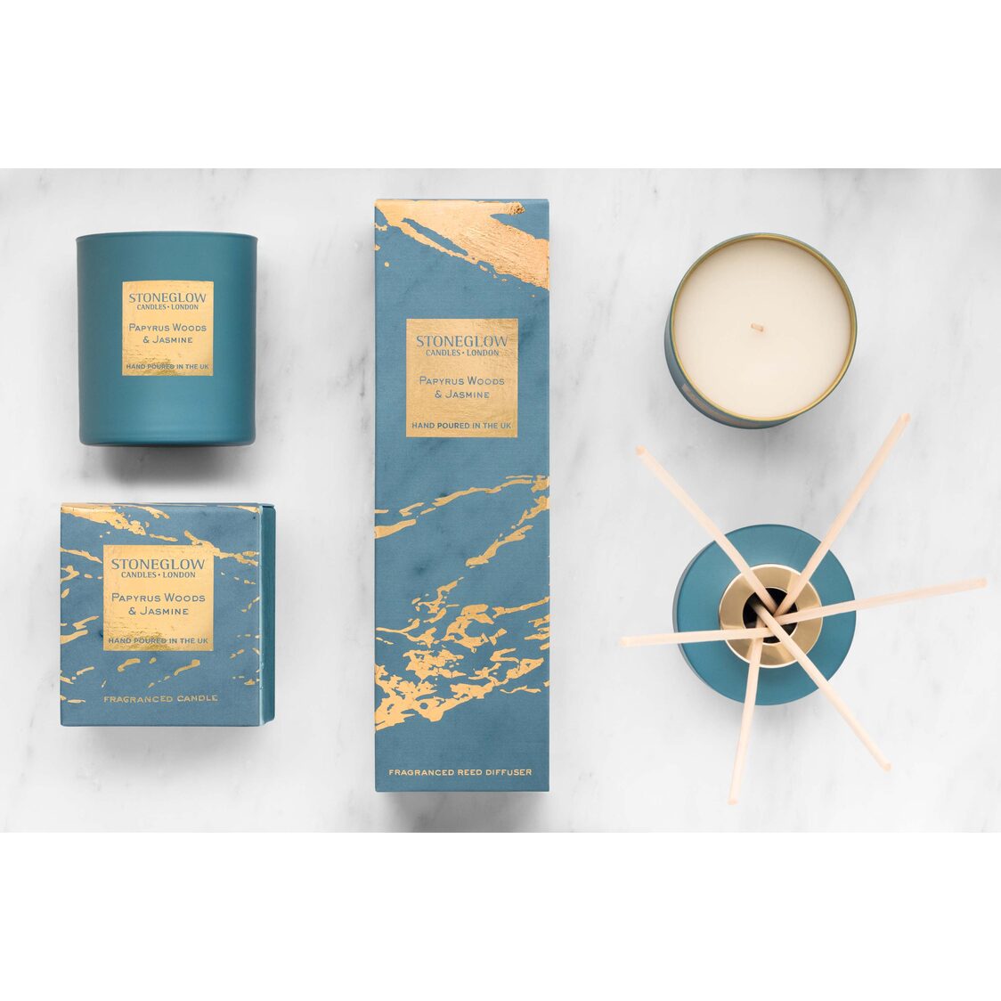 Stoneglow Papyrus Woods & Jasmine Diffuser 120ml - Metro Singapore Departmental Store - Celebrating 69 Years in SG