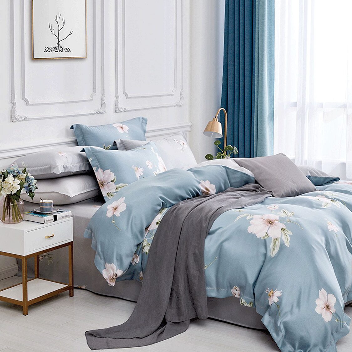 Suzanne Sobelle 65G Viera (Green) Comforter/ Fitted Sheet Set/ Bed Set - Metro Singapore Departmental Store - Celebrating 69 Years in SG