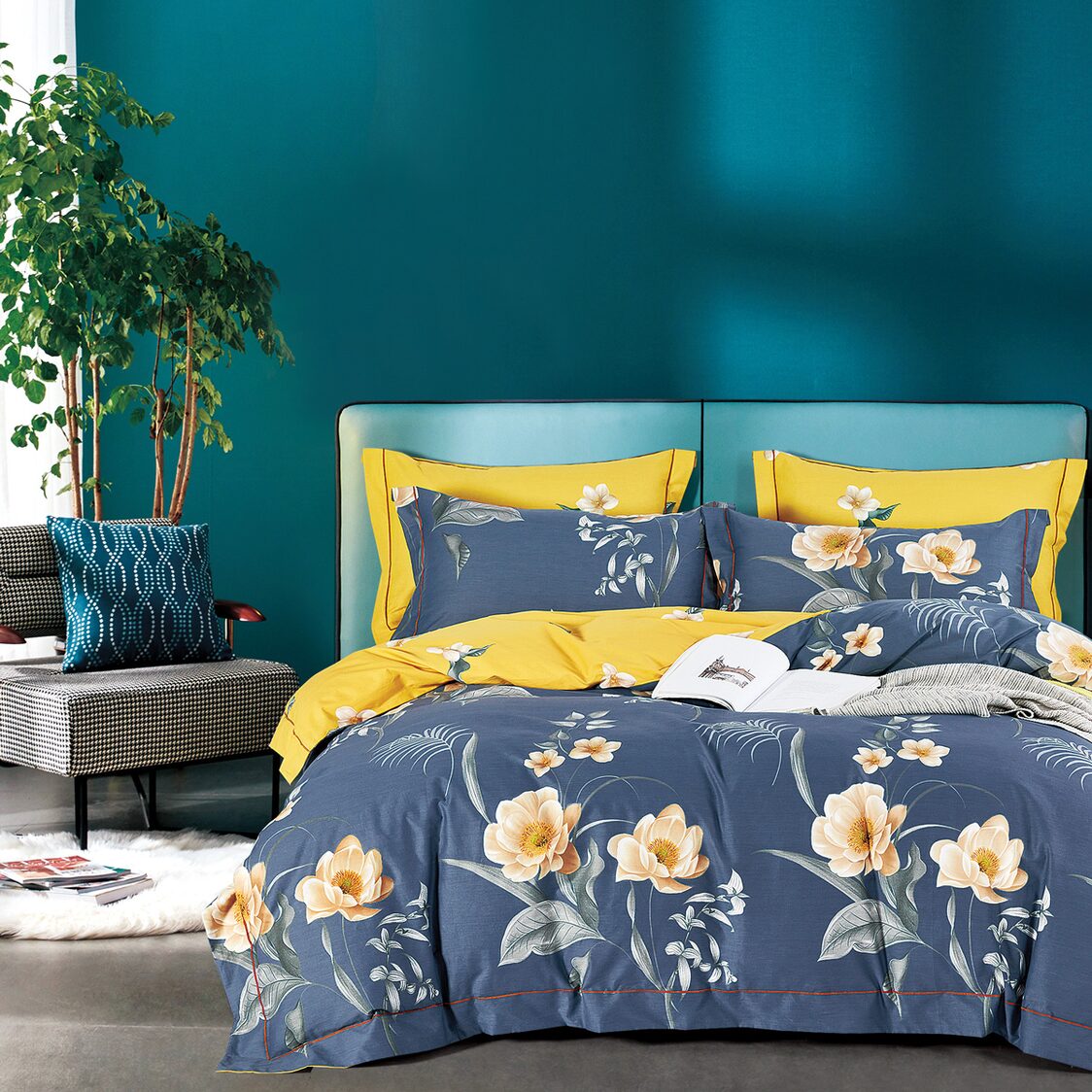Suzanne Sobelle Bloomsbury 69 Sherri Deluxe Fitted Sheet / Bed Set - Metro Singapore Departmental Store - Celebrating 69 Years in SG