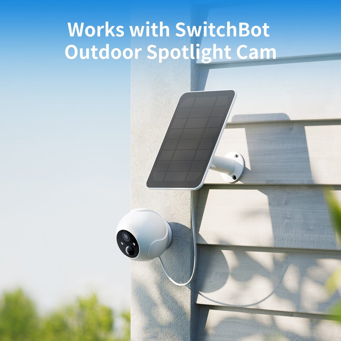 SwitchBot Solar Panel for Outdoor Spotlight Cam - Metro Singapore Departmental Store - Celebrating 69 Years in SG