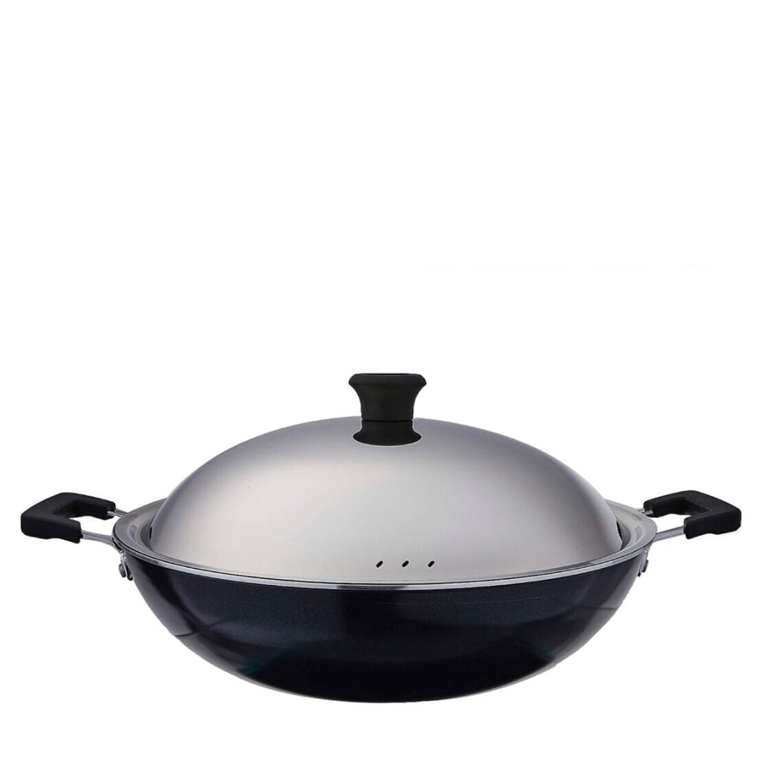 Tefal Asian Chinese Wok with Stainless Steel Lid (C52897) - Metro Singapore Departmental Store - Celebrating 69 Years in SG