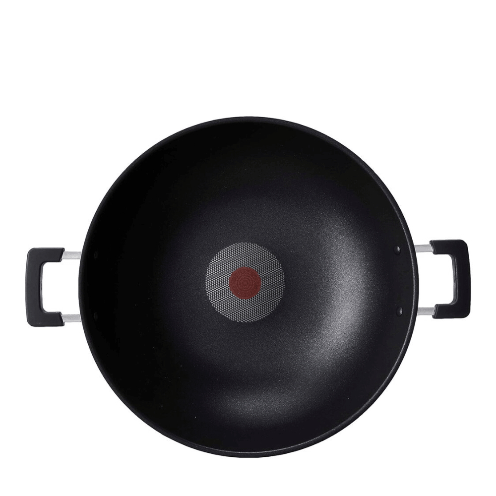 Tefal Asian Chinese Wok with Stainless Steel Lid (C52897) - Metro Singapore Departmental Store - Celebrating 69 Years in SG
