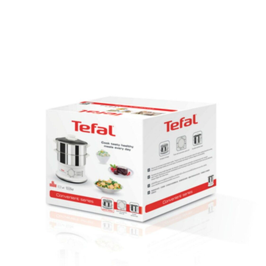 Tefal Convenient Series Stainless Steel Steamer 6L (VC1451) - Metro Singapore Departmental Store - Celebrating 69 Years in SG