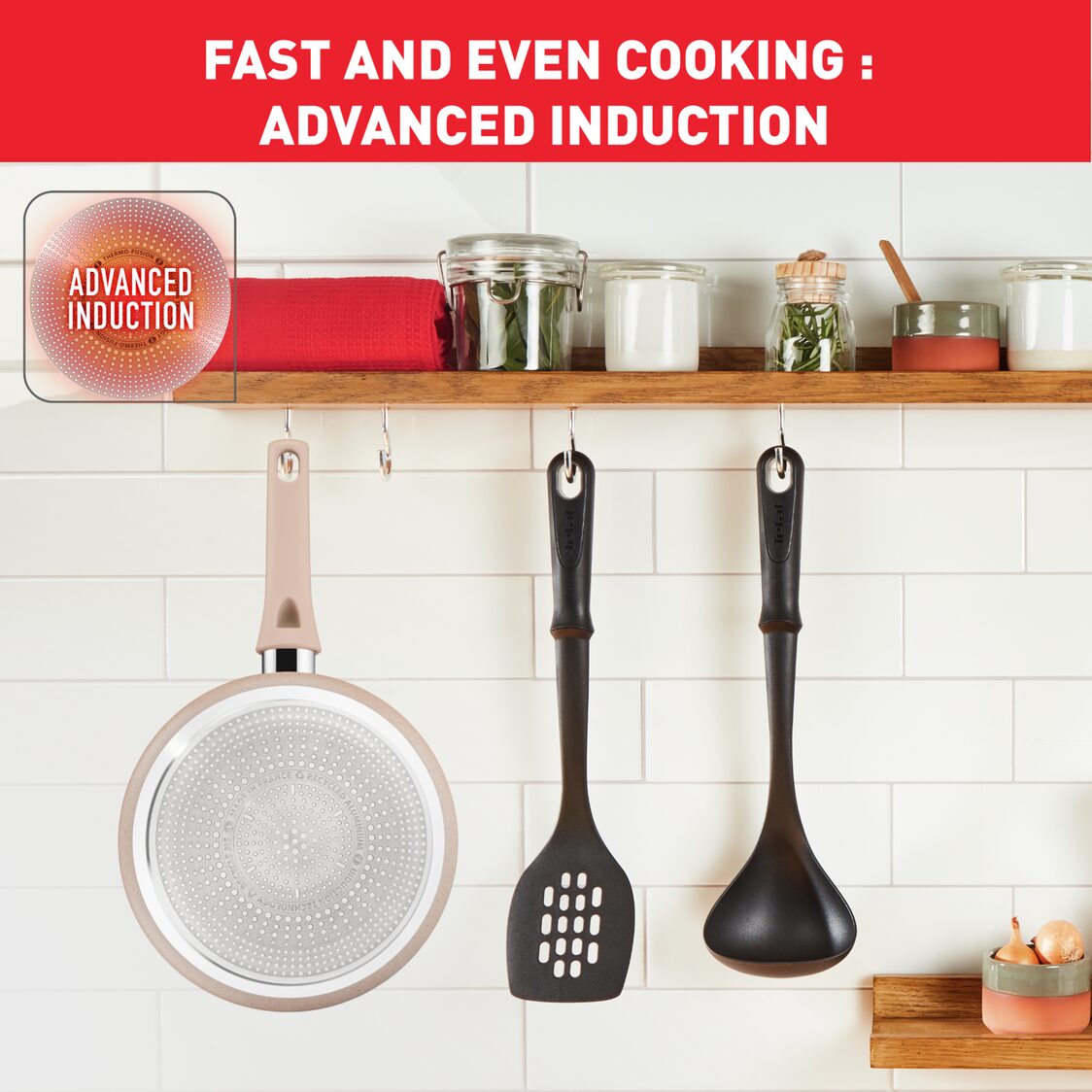 Tefal Delight Induction Saute Pan 24cm G29332 - Metro Singapore Departmental Store - Celebrating 69 Years in SG