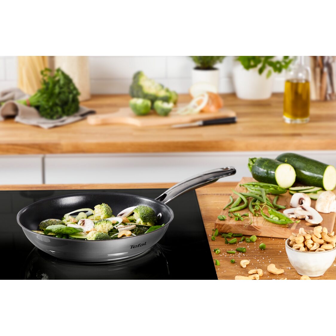 Tefal Duetto+ Stainless Steel Frying Pan - Metro Singapore Departmental Store - Celebrating 69 Years in SG