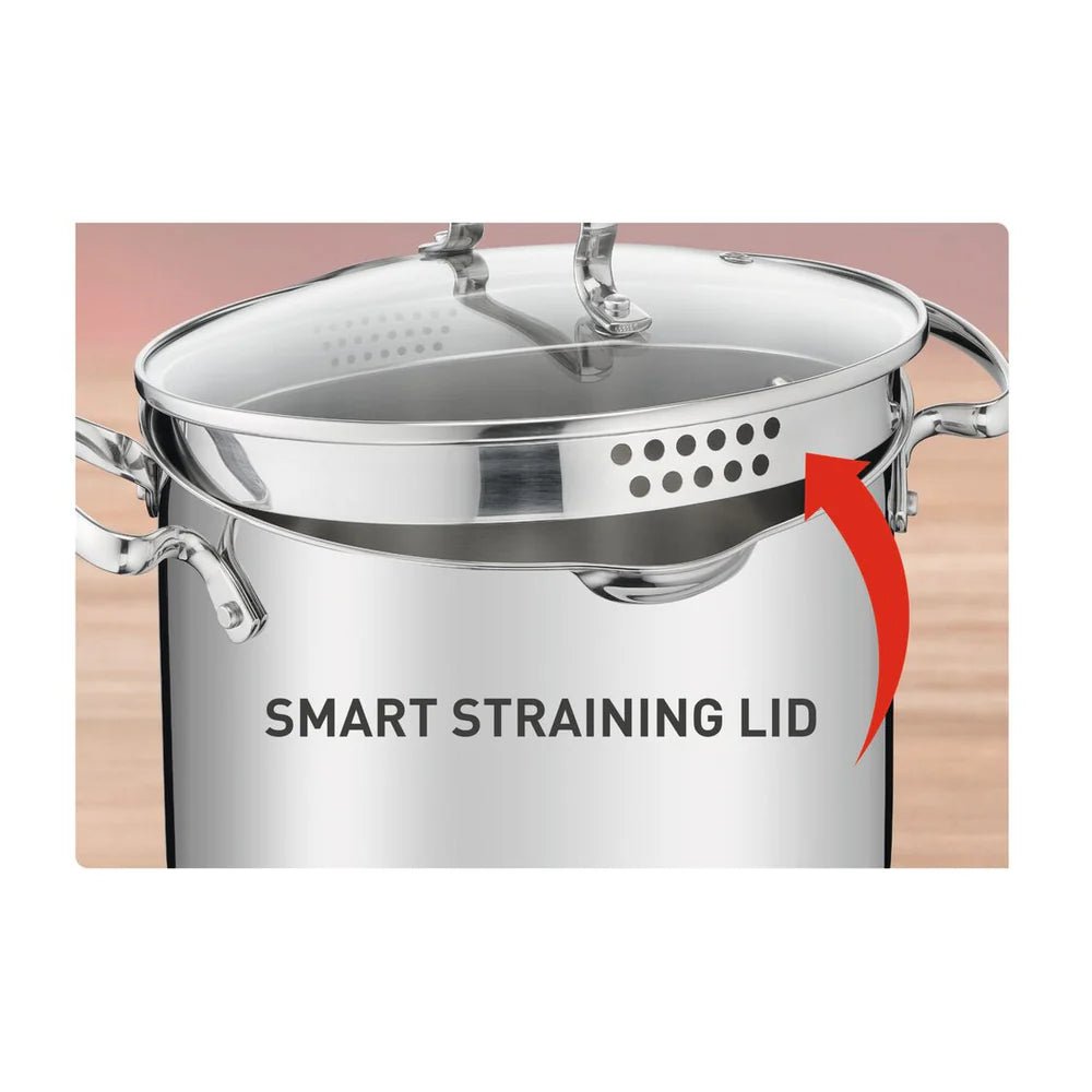 Tefal Duetto+ Stainless Steel Stew Pot With Lid - Metro Singapore Departmental Store - Celebrating 69 Years in SG