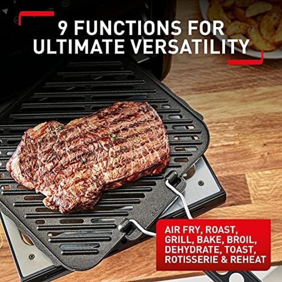 Tefal Easy Fry Air Fryer Oven & Grill with 7 Accessories 11L FW5018 - Metro Singapore Departmental Store - Celebrating 69 Years in SG