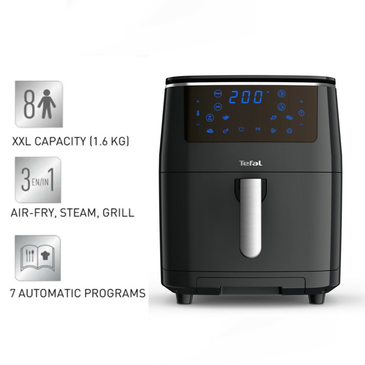 Tefal Easy Fry Air Fryer Steam & Grill 6.2L (FW2018) - Metro Singapore Departmental Store - Celebrating 69 Years in SG