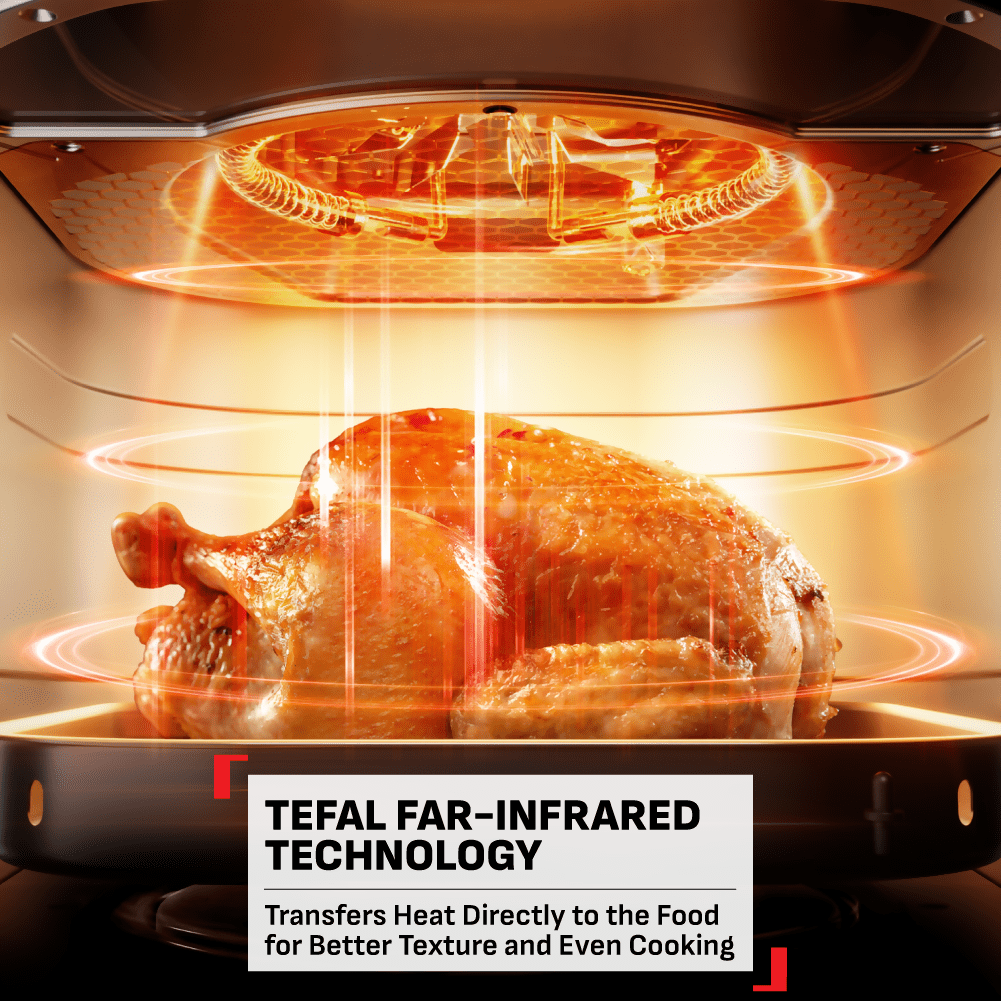 Tefal Easy Fry Far Infrared Lite 6L Air Fryer (EY820A) - Metro Singapore Departmental Store - Celebrating 69 Years in SG
