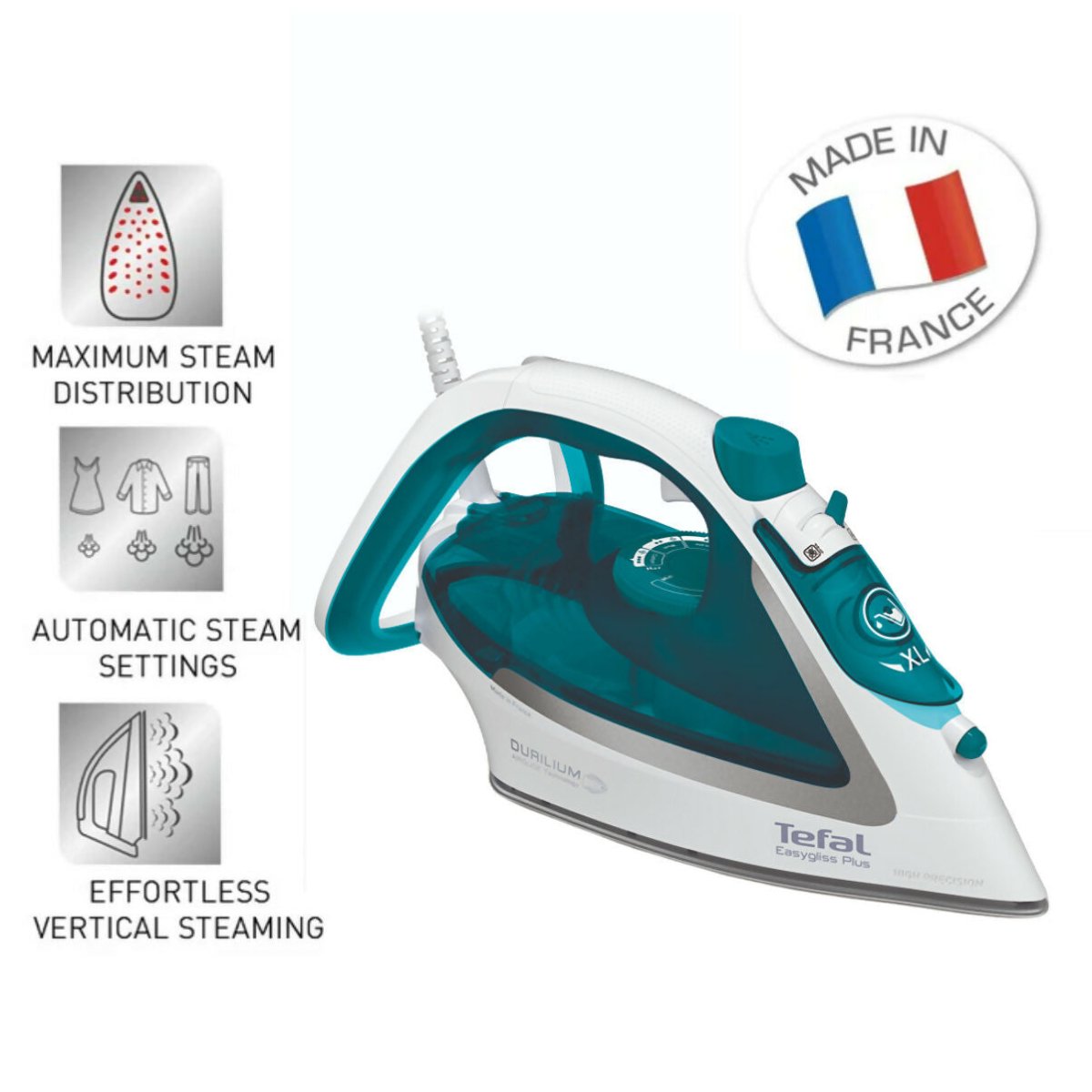 Tefal Easygliss 2500W Steam Iron (FV5718) - Metro Singapore Departmental Store - Celebrating 69 Years in SG