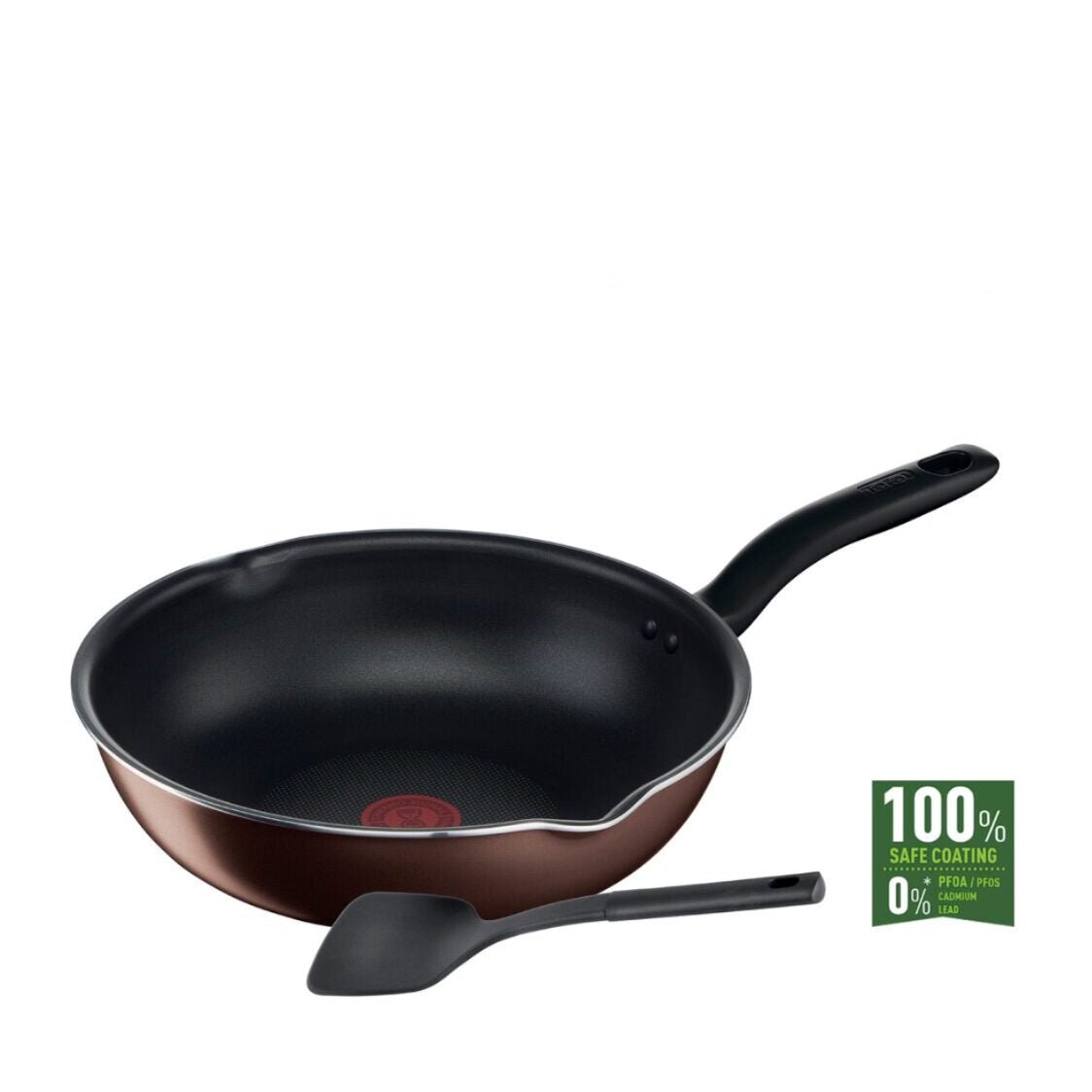 Tefal Extra Chef 2pc set (Deep Frypan 28cm + Spatula) G14986 - Metro Singapore Departmental Store - Celebrating 69 Years in SG
