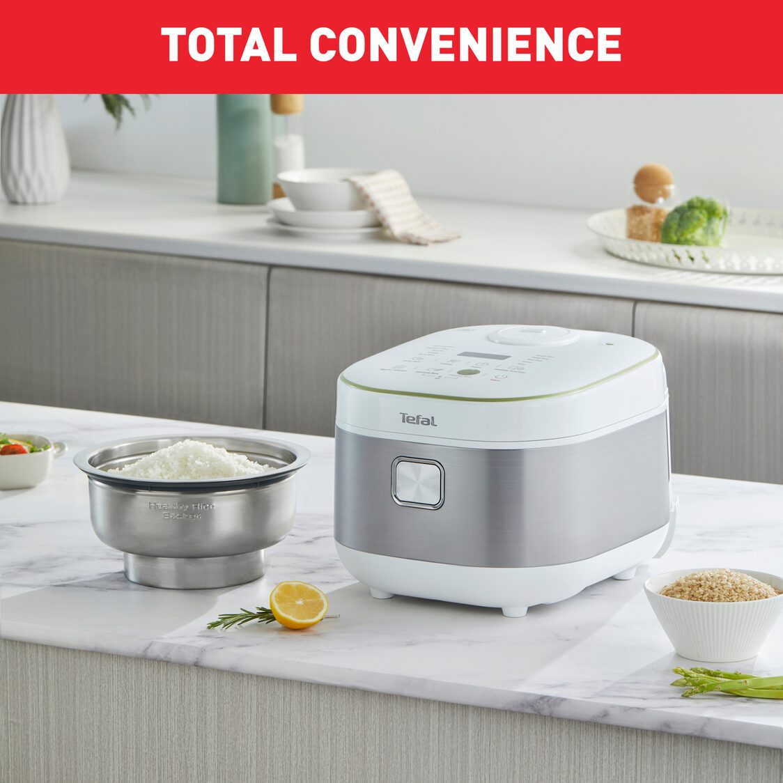 Tefal Healthy & Tasty Plus Rice Cooker RK8621 - Metro Singapore Departmental Store - Celebrating 69 Years in SG