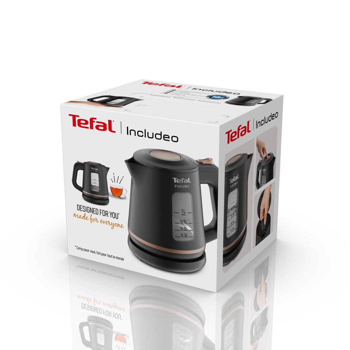 Tefal Includeo Kettle 1.0L KI5338 - Metro Singapore Departmental Store - Celebrating 69 Years in SG
