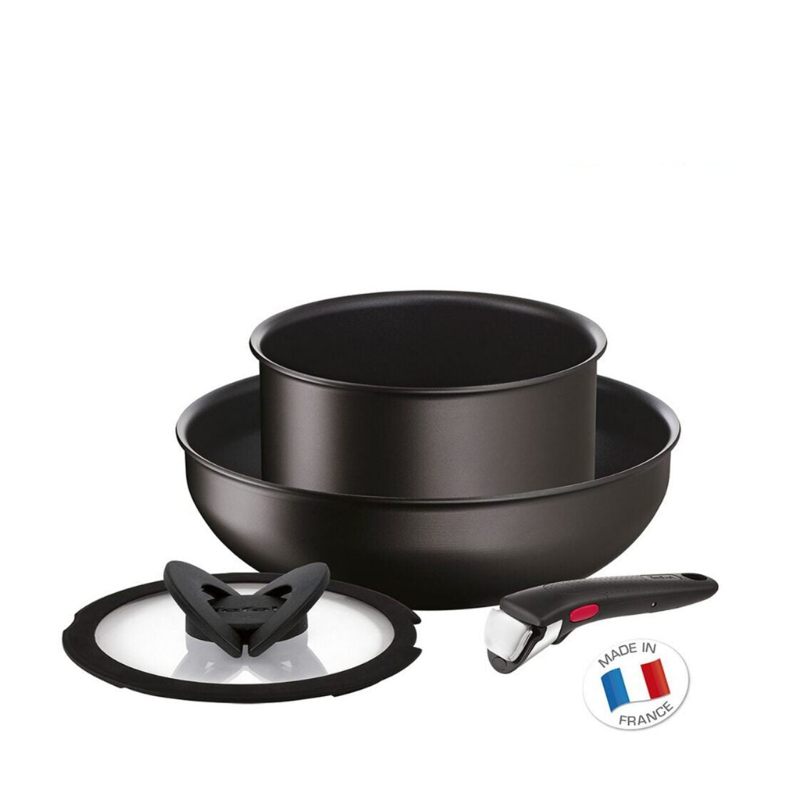Tefal Ingenio G6 Unlimited Black 4pcs Cookware Set L76391 - Metro Singapore Departmental Store - Celebrating 69 Years in SG