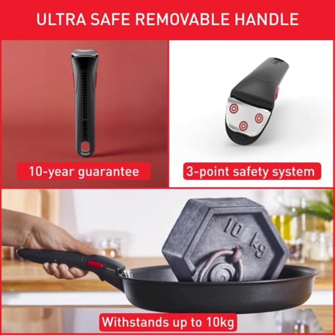 Tefal Ingenio G6 XL Force Black 3pc Cookware Set L15090 - Metro Singapore Departmental Store - Celebrating 69 Years in SG