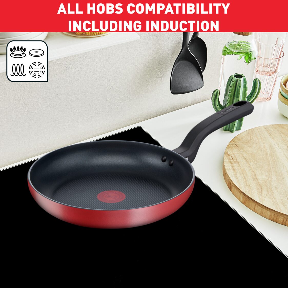 Tefal Red Delight IH Red Surprise 2PC Cookware Set G1712S2 - Metro Singapore Departmental Store - Celebrating 69 Years in SG