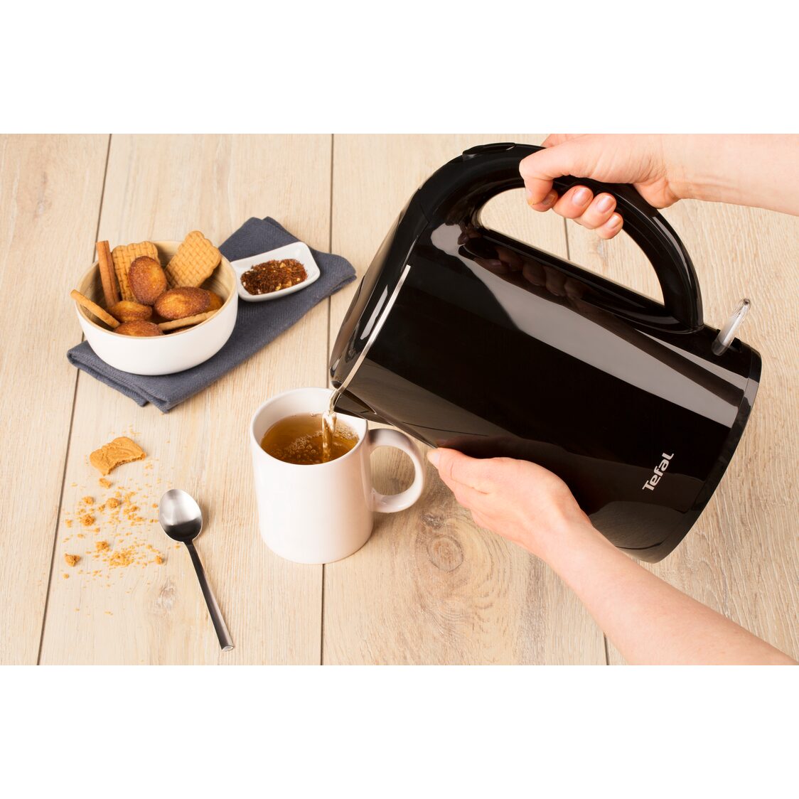Tefal Safe Tea Kettle 1.7L - Black KO2608 - Metro Singapore Departmental Store - Celebrating 69 Years in SG