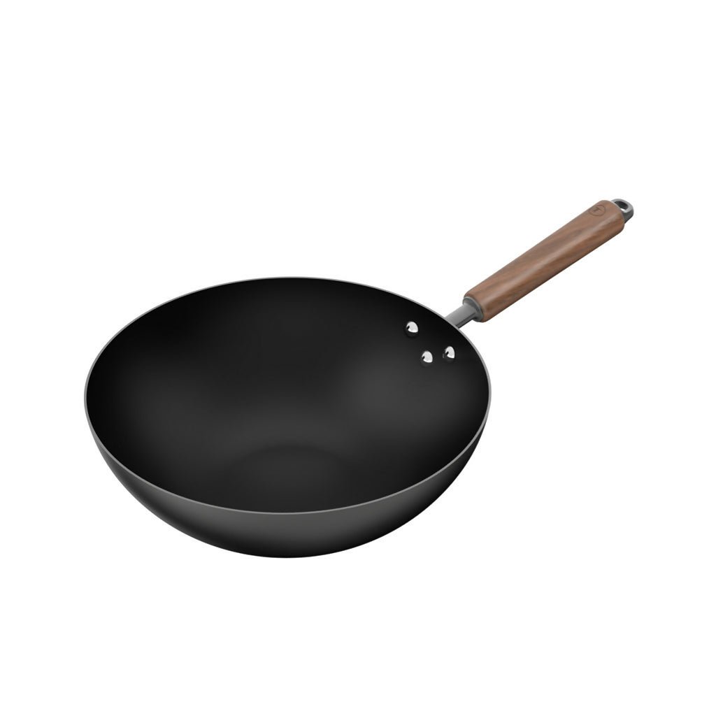 Tefal Tradition Pro IH Wok Pan 30cm wIth Galss Lid (G62184) - Metro Singapore Departmental Store - Celebrating 69 Years in SG