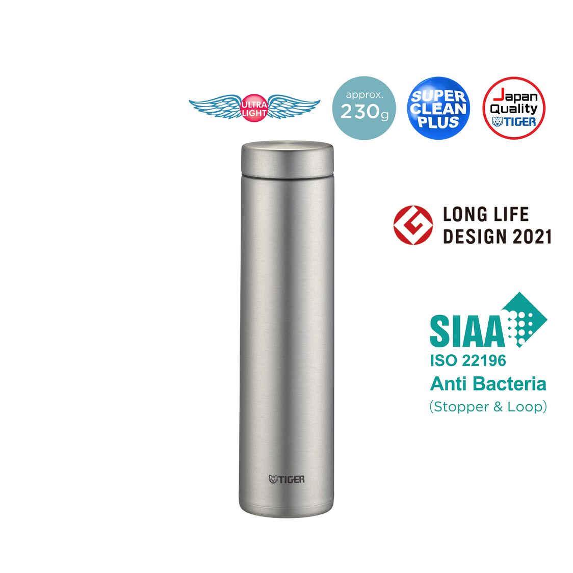 Tiger Anti - Bacteria Double Stainless Steel Thermal Mug 600ml - Metro Singapore Departmental Store - Celebrating 69 Years in SG