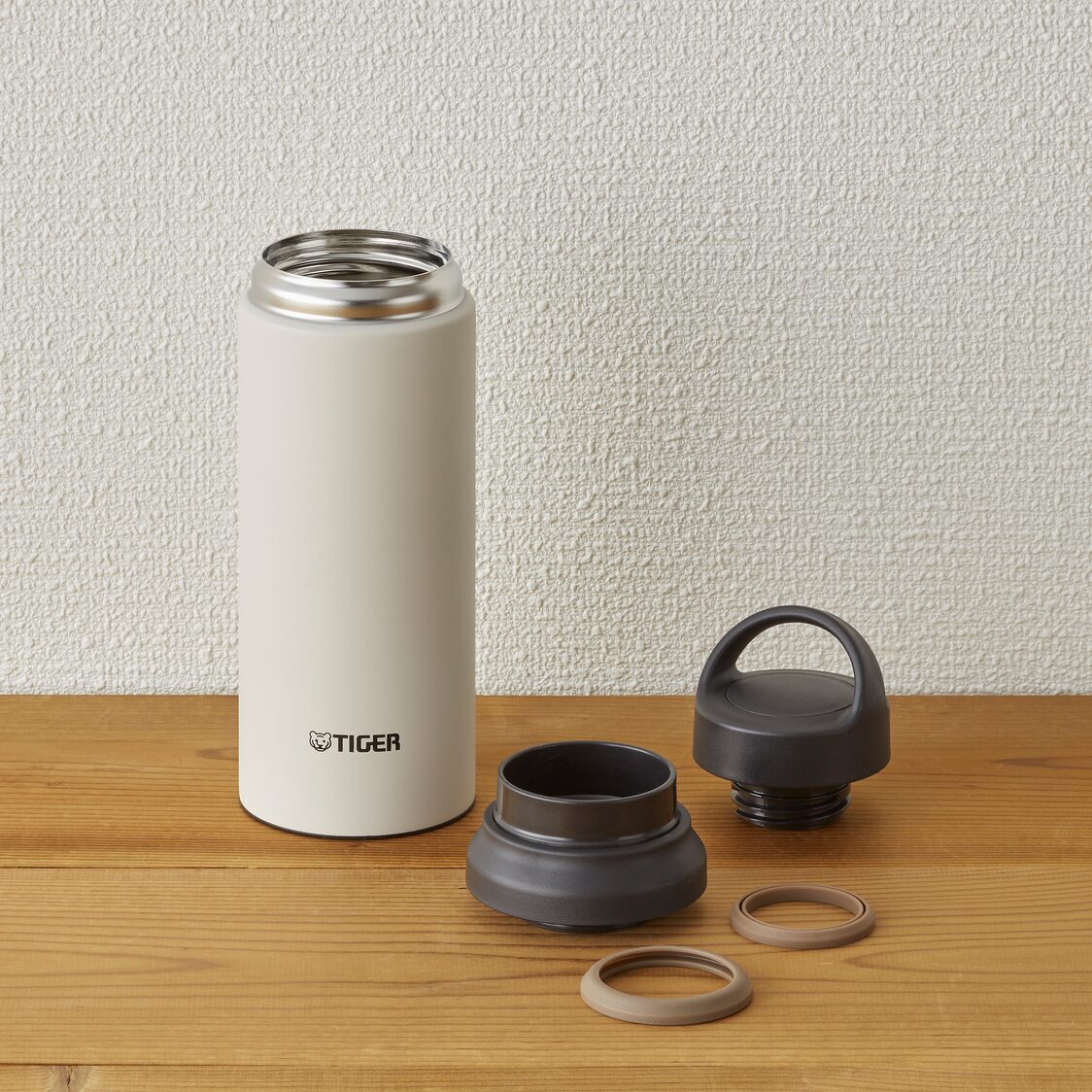 Tiger Anti - Bacterial Double Stainless Steel Bottle 600ml (MCZ - S060) - Metro Singapore Departmental Store - Celebrating 69 Years in SG