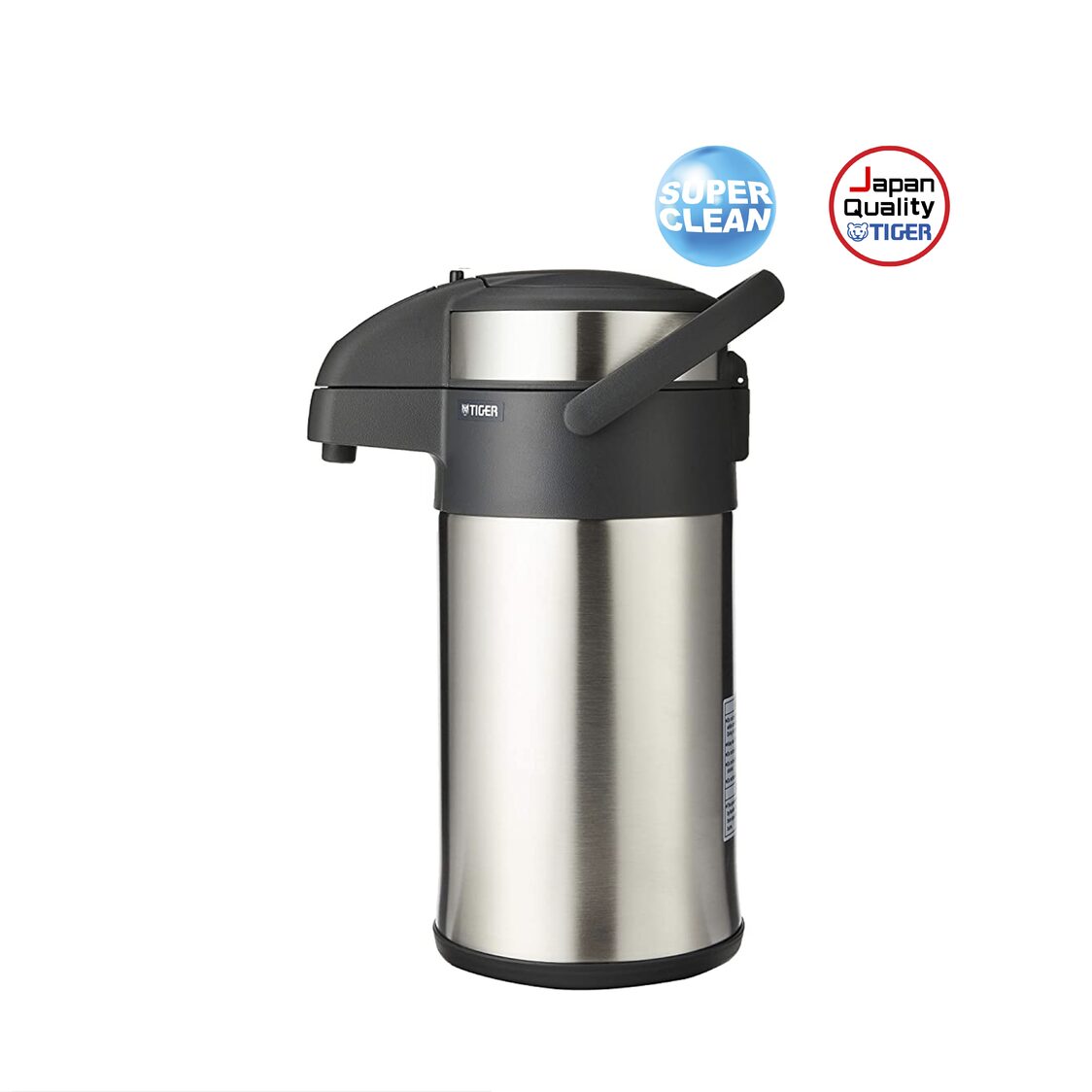 Tiger Double Stainless Steel Air Pump Jug 4.0L (MAA - A402) - Metro Singapore Departmental Store - Celebrating 69 Years in SG