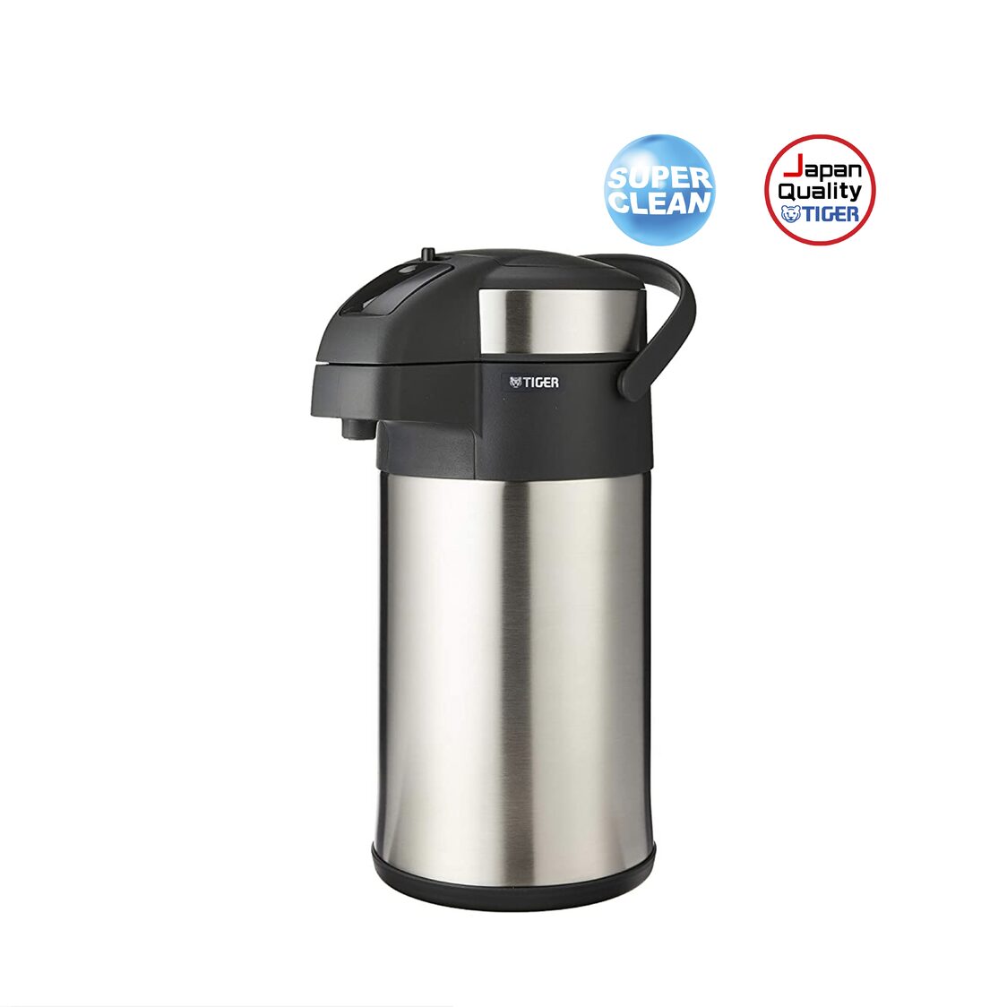 Tiger Double Stainless Steel Air Pump Jug 4.0L (MAA - A402) - Metro Singapore Departmental Store - Celebrating 69 Years in SG