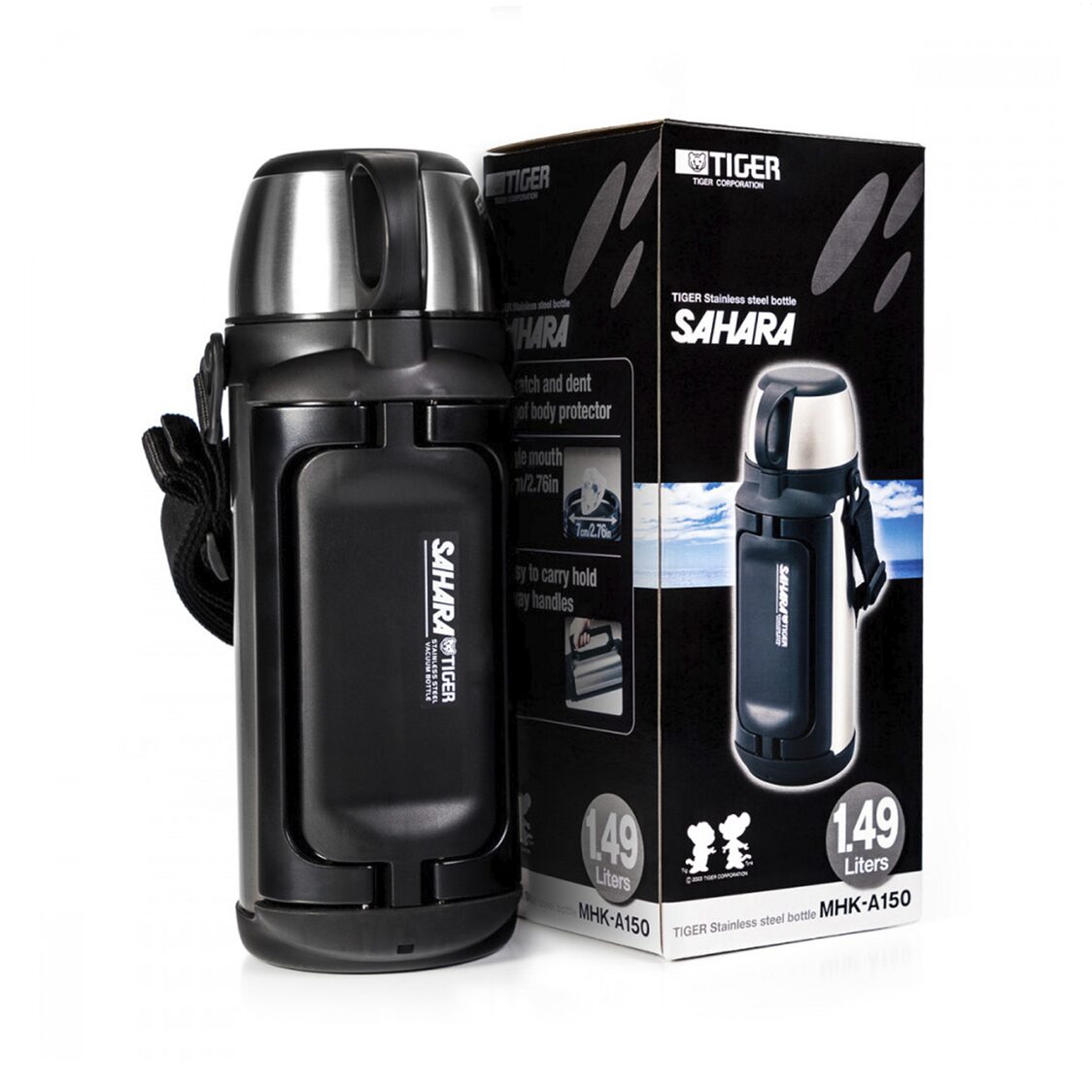 Tiger Double Stainless Steel Bottle 1.49L (MHK - A150) - Metro Singapore Departmental Store - Celebrating 69 Years in SG