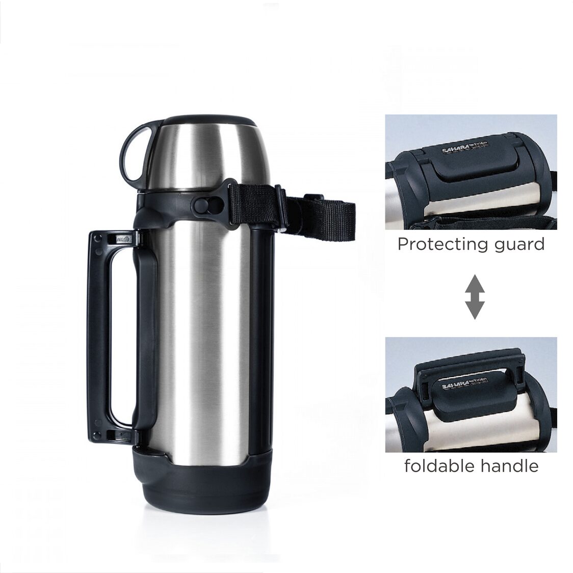Tiger Double Stainless Steel Bottle 1.7L (MHK - A170) - Metro Singapore Departmental Store - Celebrating 69 Years in SG