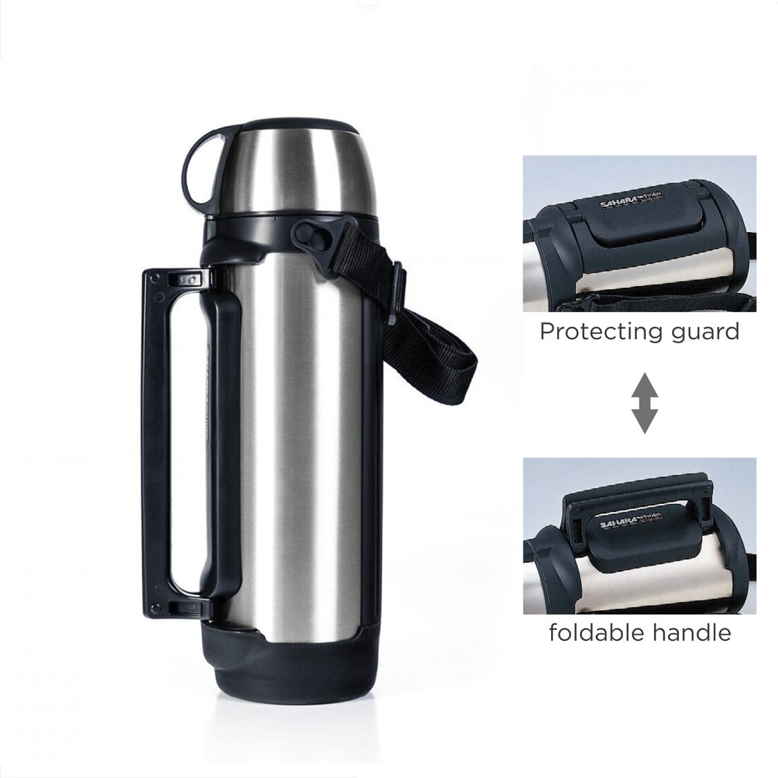 Tiger Double Stainless Steel Bottle 2.0L (MHK - A200) - Metro Singapore Departmental Store - Celebrating 69 Years in SG