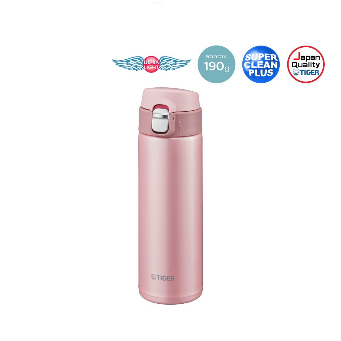 Tiger Ultra Light Double Stainless Steel Bottle 480ml (MMJ - A481) - Metro Singapore Departmental Store - Celebrating 69 Years in SG