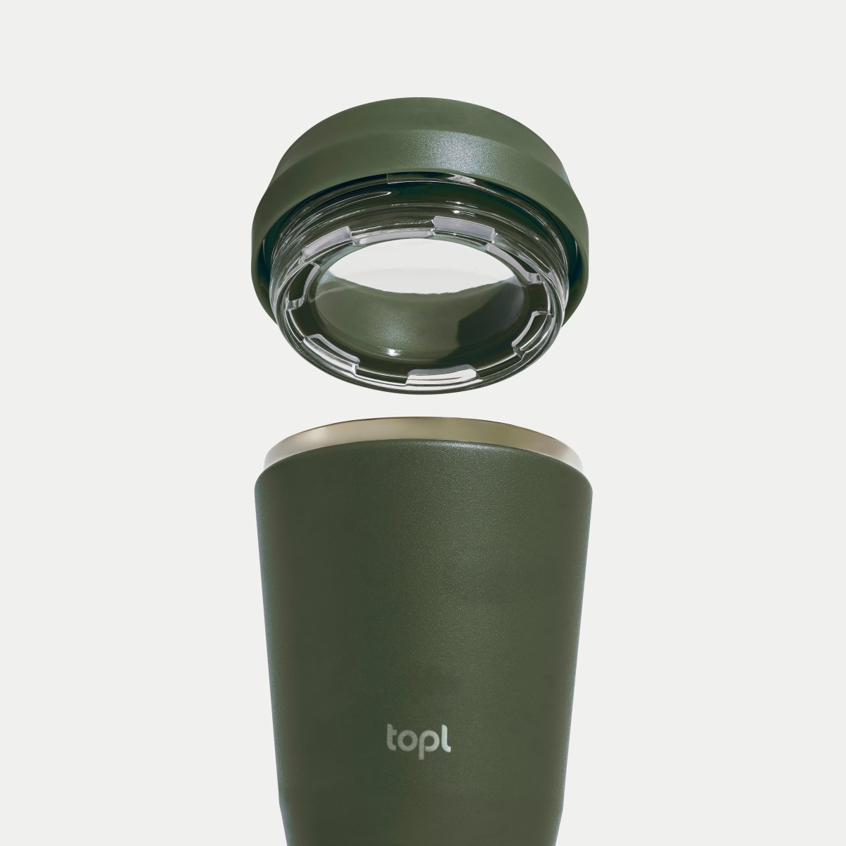 Topl To Go Coffee Cup Olive - Metro Singapore Departmental Store - Celebrating 69 Years in SG