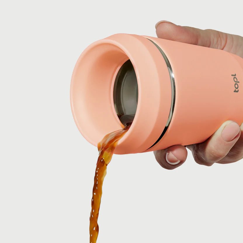Topl To Go Coffee Cup Peach - Metro Singapore Departmental Store - Celebrating 69 Years in SG