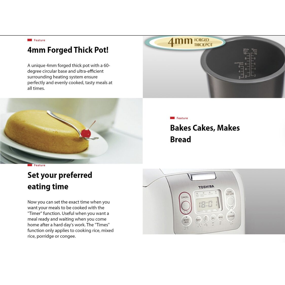 Toshiba Electric Rice Cooker - Metro Singapore Departmental Store - Celebrating 69 Years in SG