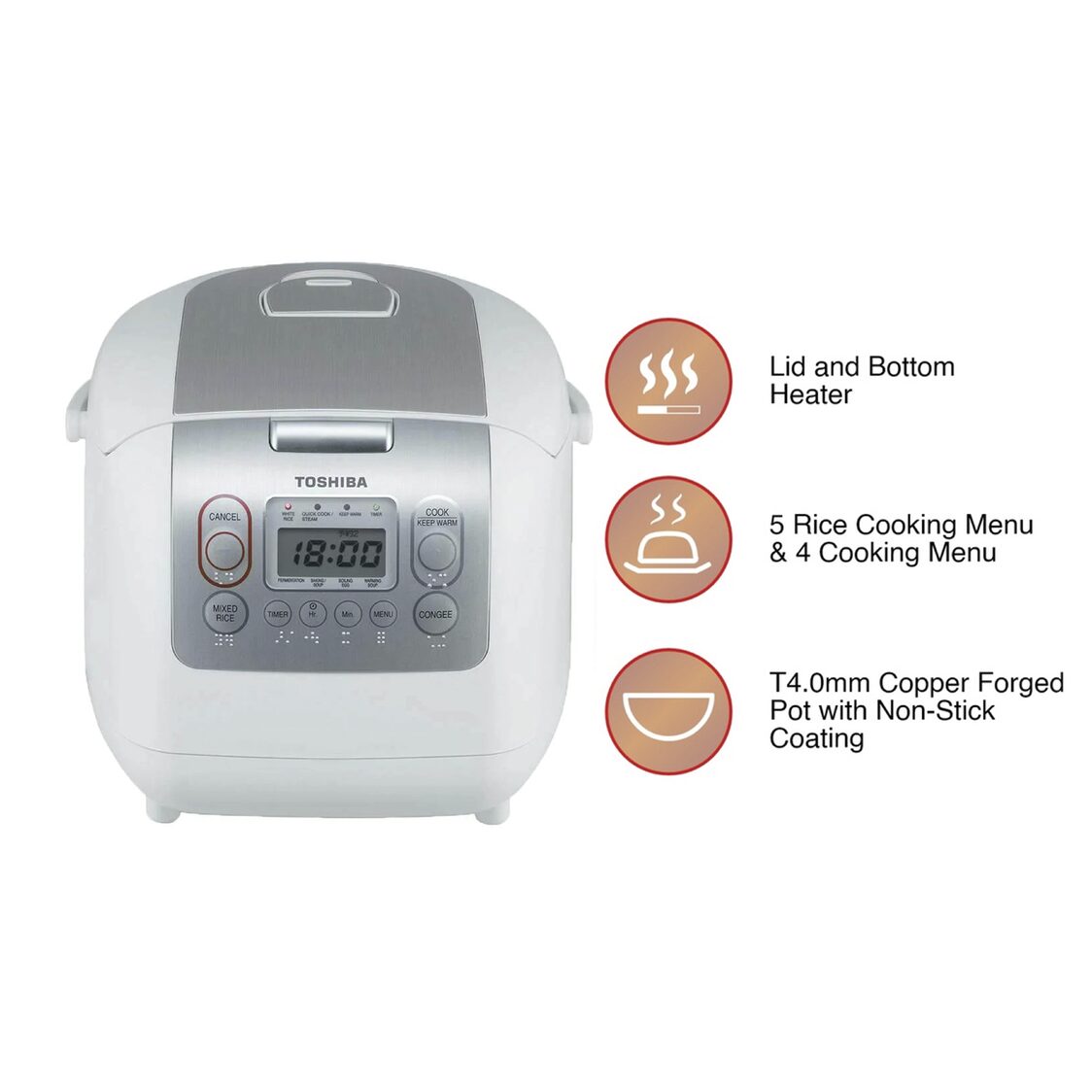 Toshiba Electric Rice Cooker - Metro Singapore Departmental Store - Celebrating 69 Years in SG