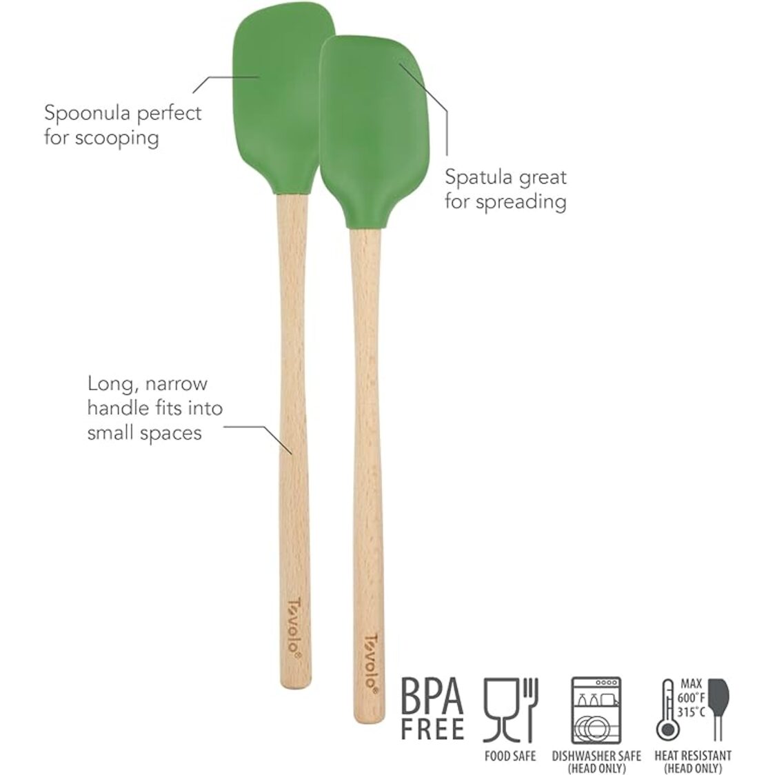 Tovolo Flex - Core WHandled Mini Spatula & Spoonula Set of 2 - Metro Singapore Departmental Store - Celebrating 69 Years in SG