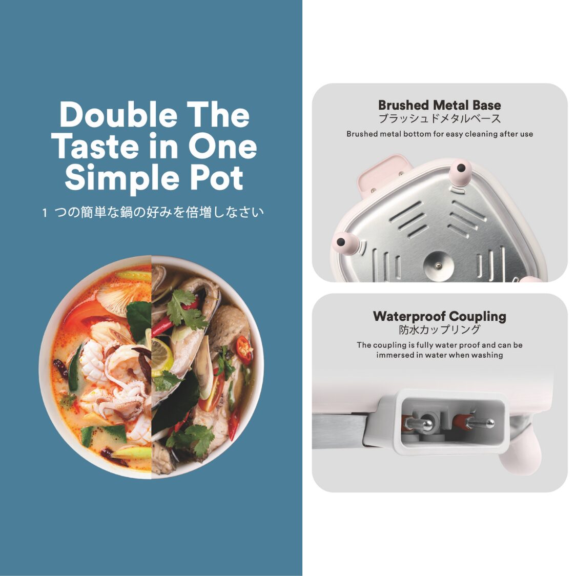 Toyomi Multi Cooker With Divider (MC5001) - Metro Singapore Departmental Store - Celebrating 69 Years in SG