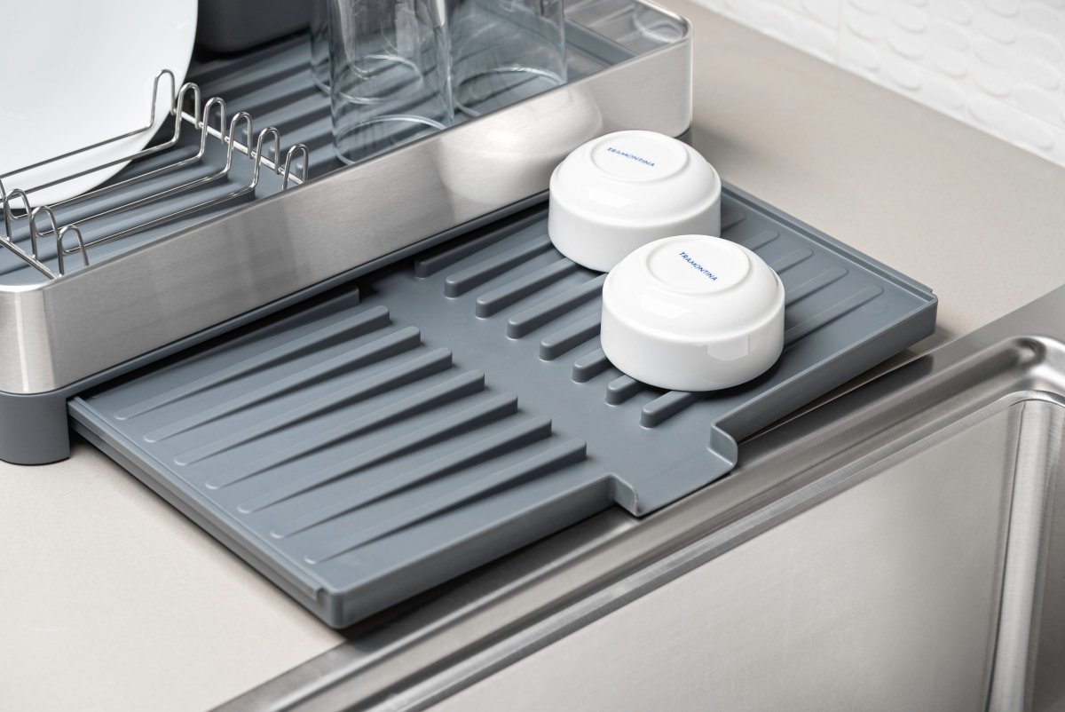Tramontina 1 - tier Dish Rack With Cutlery Holder - Metro Singapore Departmental Store - Celebrating 69 Years in SG