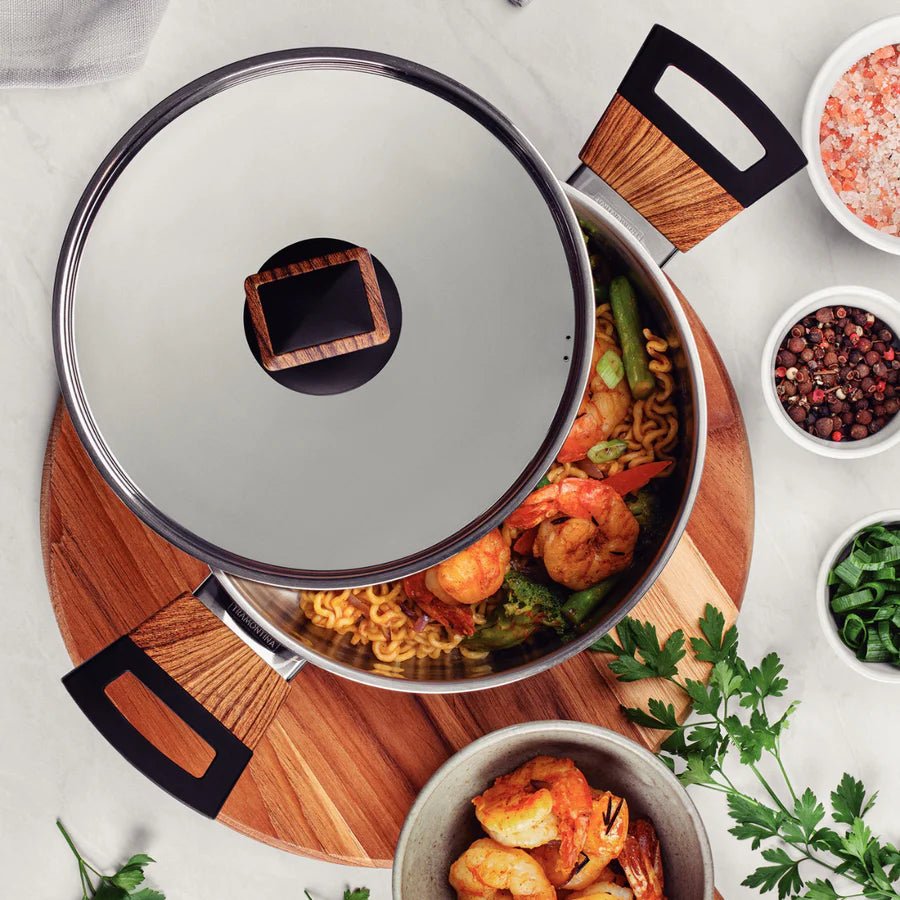Tramontina 20cm Deep Casserole - Design Brava - Metro Singapore Departmental Store - Celebrating 69 Years in SG