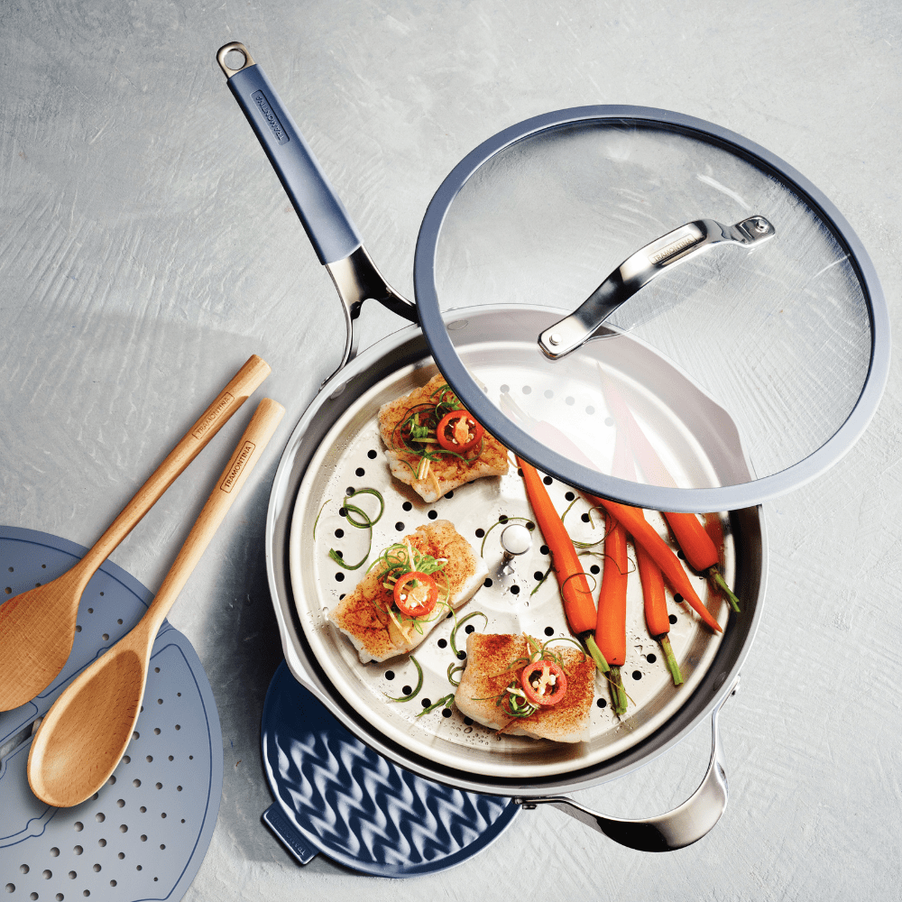 Tramontina All - in - one Plus 30cm 7pcs Wok Pan - Metro Singapore Departmental Store - Celebrating 69 Years in SG